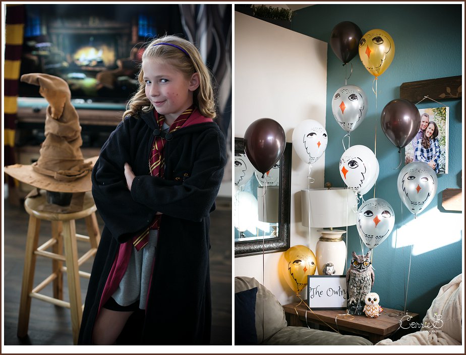 Ine Twist - This birthday celebration was all about Harry Potter. These XL  Hermione & Hedwig balloon sculptures were the special Birthday balloons  made for twin birthday girls who both love Harry